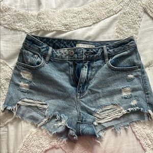 PacSun Blue high-rise festival Jean short